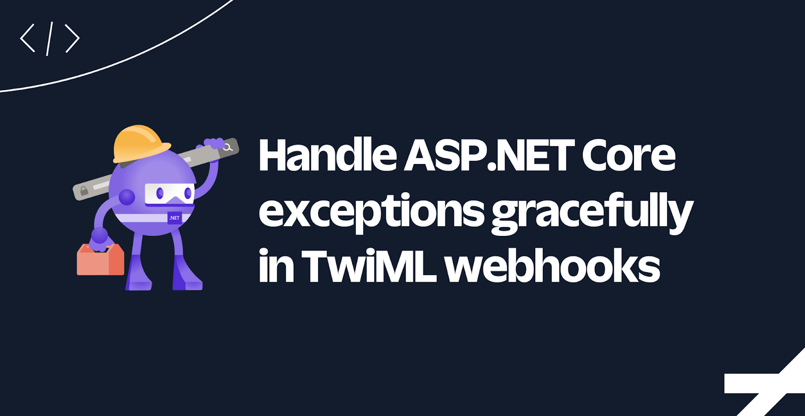 Handle ASP.NET Core exceptions gracefully in TwiML webhooks