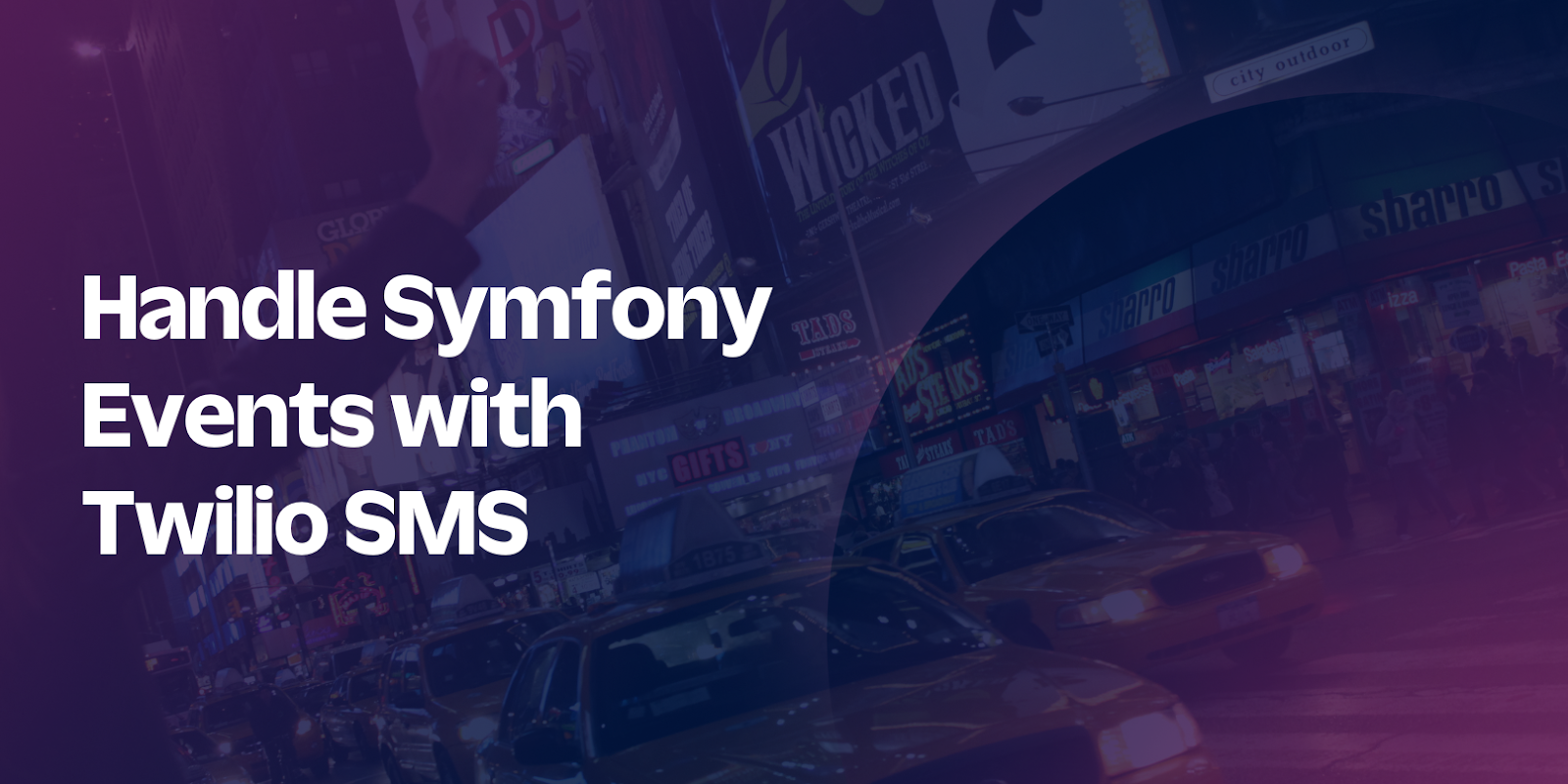 Handle Symfony Events with Twilio SMS