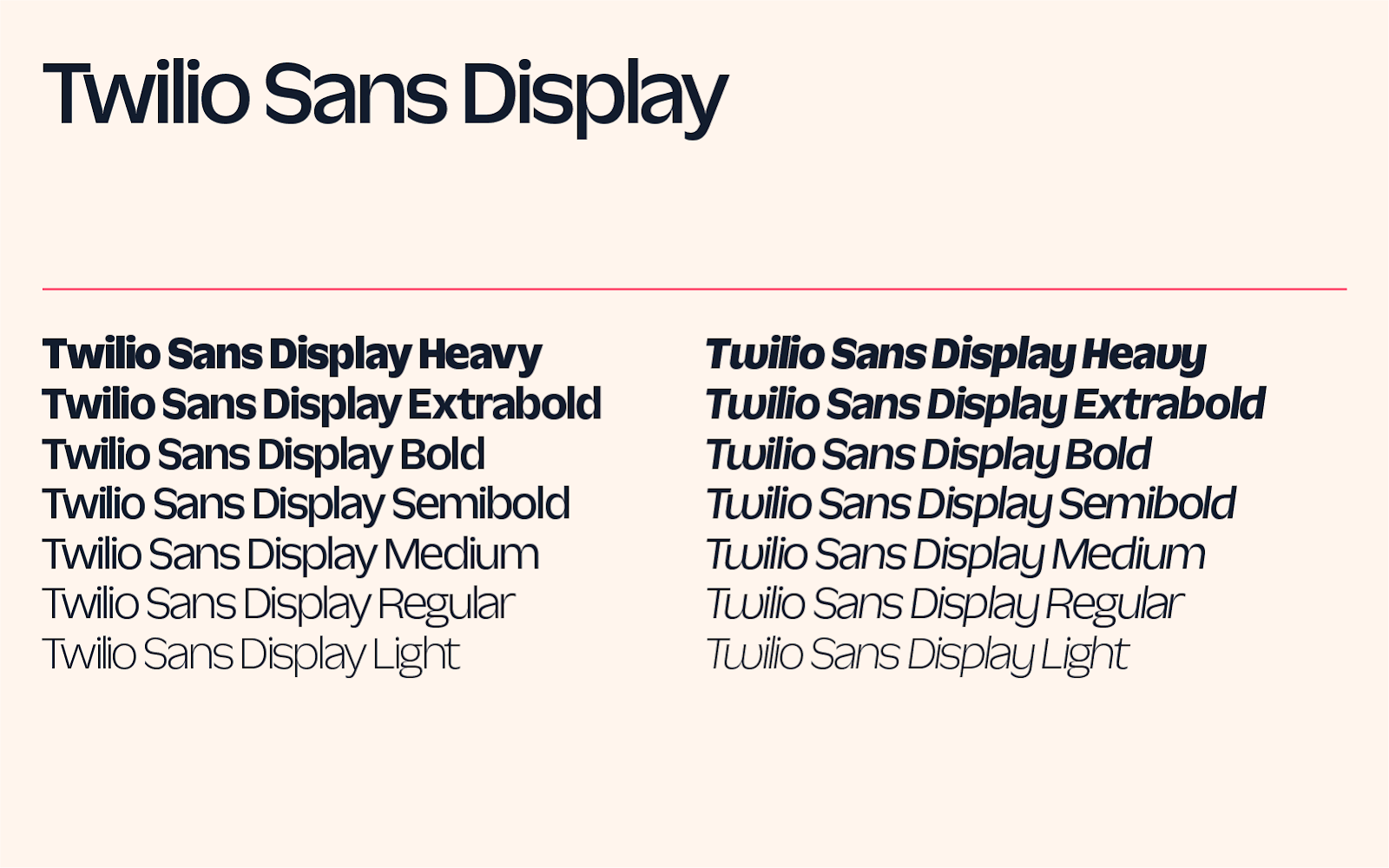 Twilio Sans Display