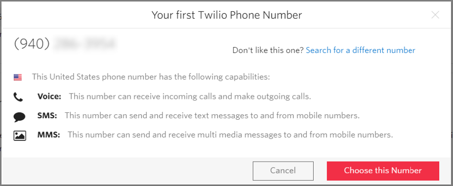 Setting up a Twilio trial number