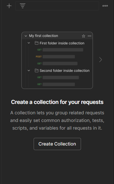 Create collection on Postman