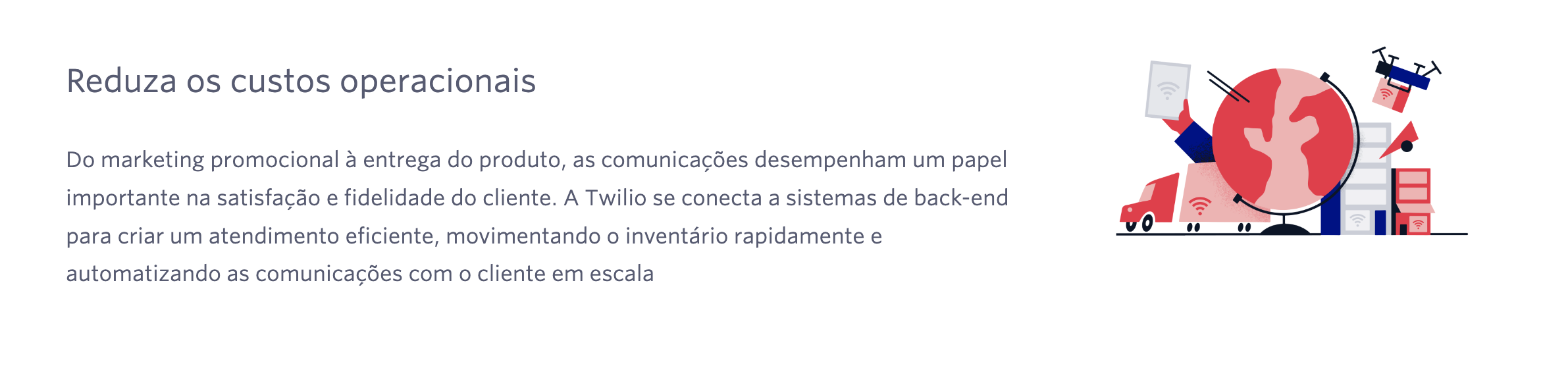 reduza os custos de operação