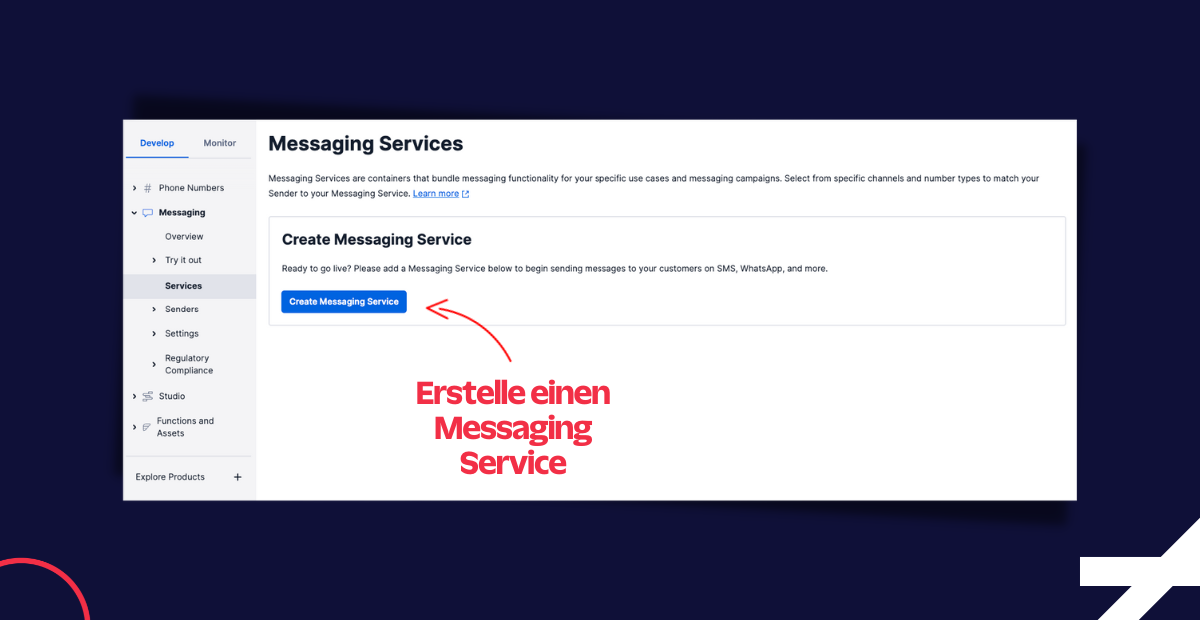 Messaging-Dienst erstellen