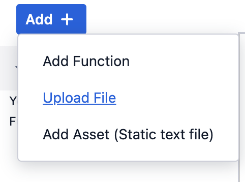 Add+ upload file to Twilio Assets Service