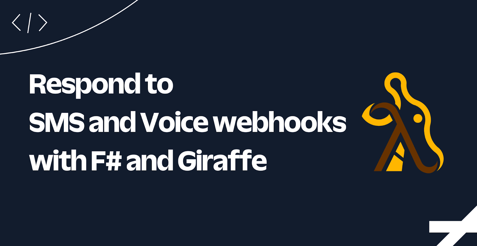 Respond to  SMS and Voice webhooks  with F# and Giraffe