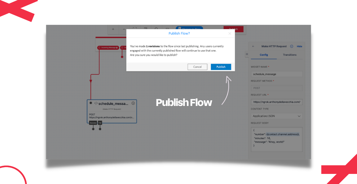 Publishing the Flow