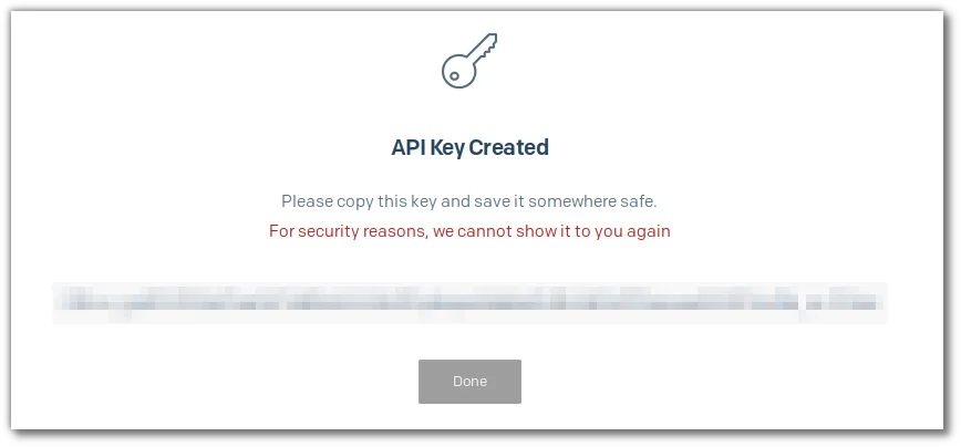 Getting the SendGrid API key