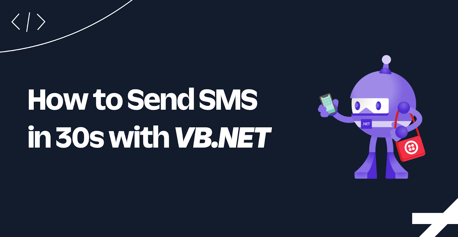 How to Send SMS  in 30 Seconds with VB.NET