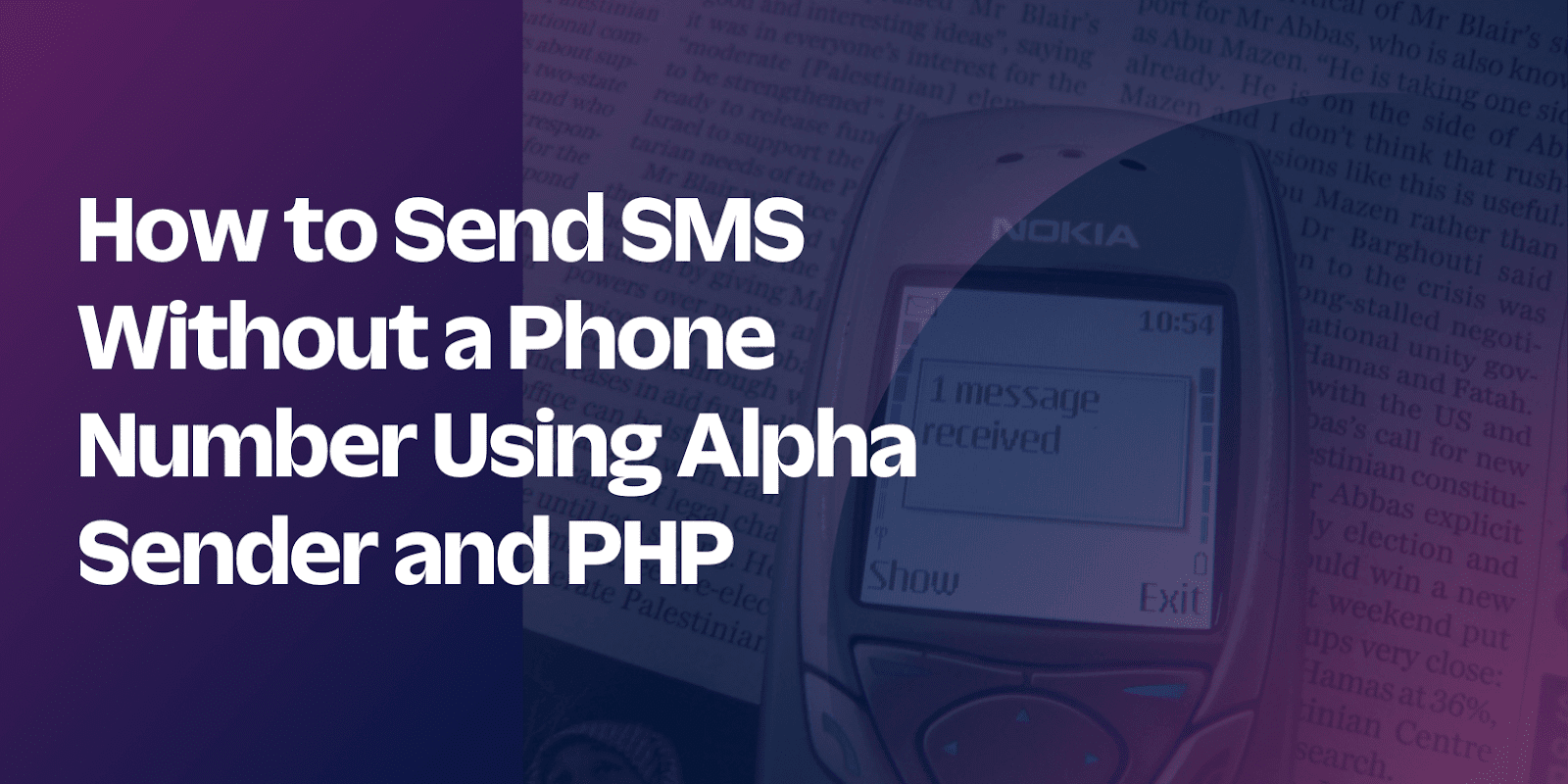 How to send SMS Without a Phone Number using Alpha Sender and PHP