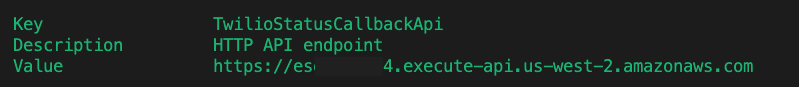 Where Twilio can send status callbacks