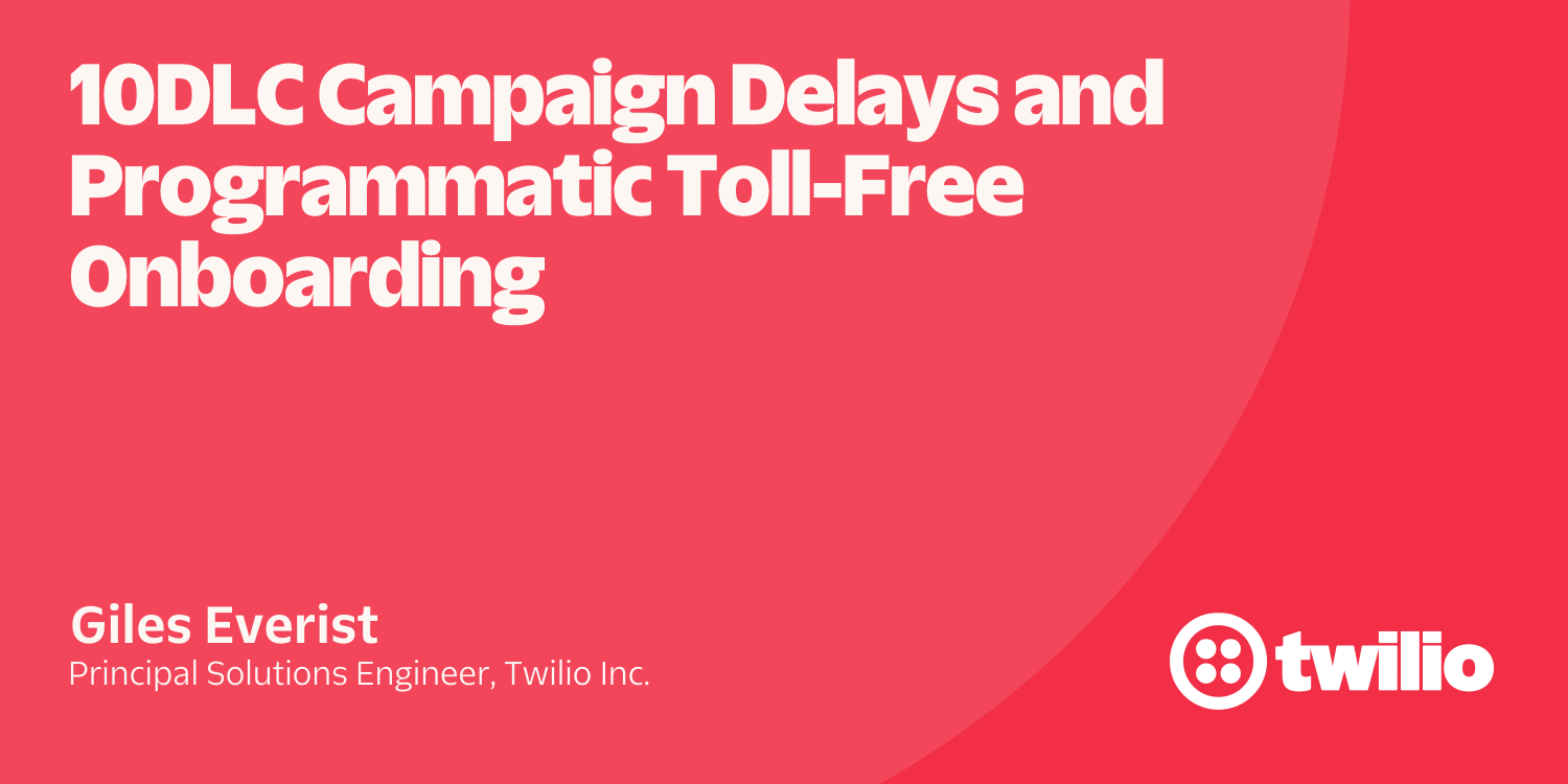 10DLC to TF Programmatic Header