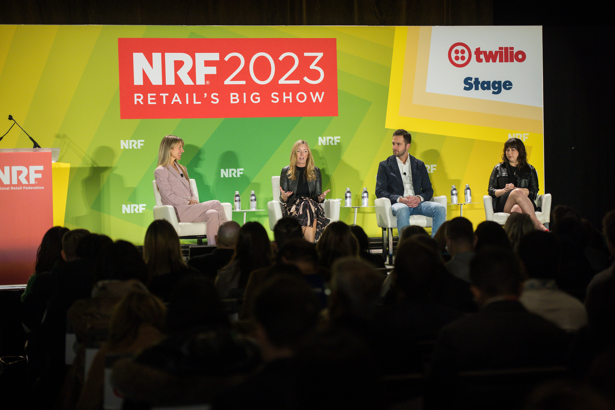 Experts on the stage at NRF 2023