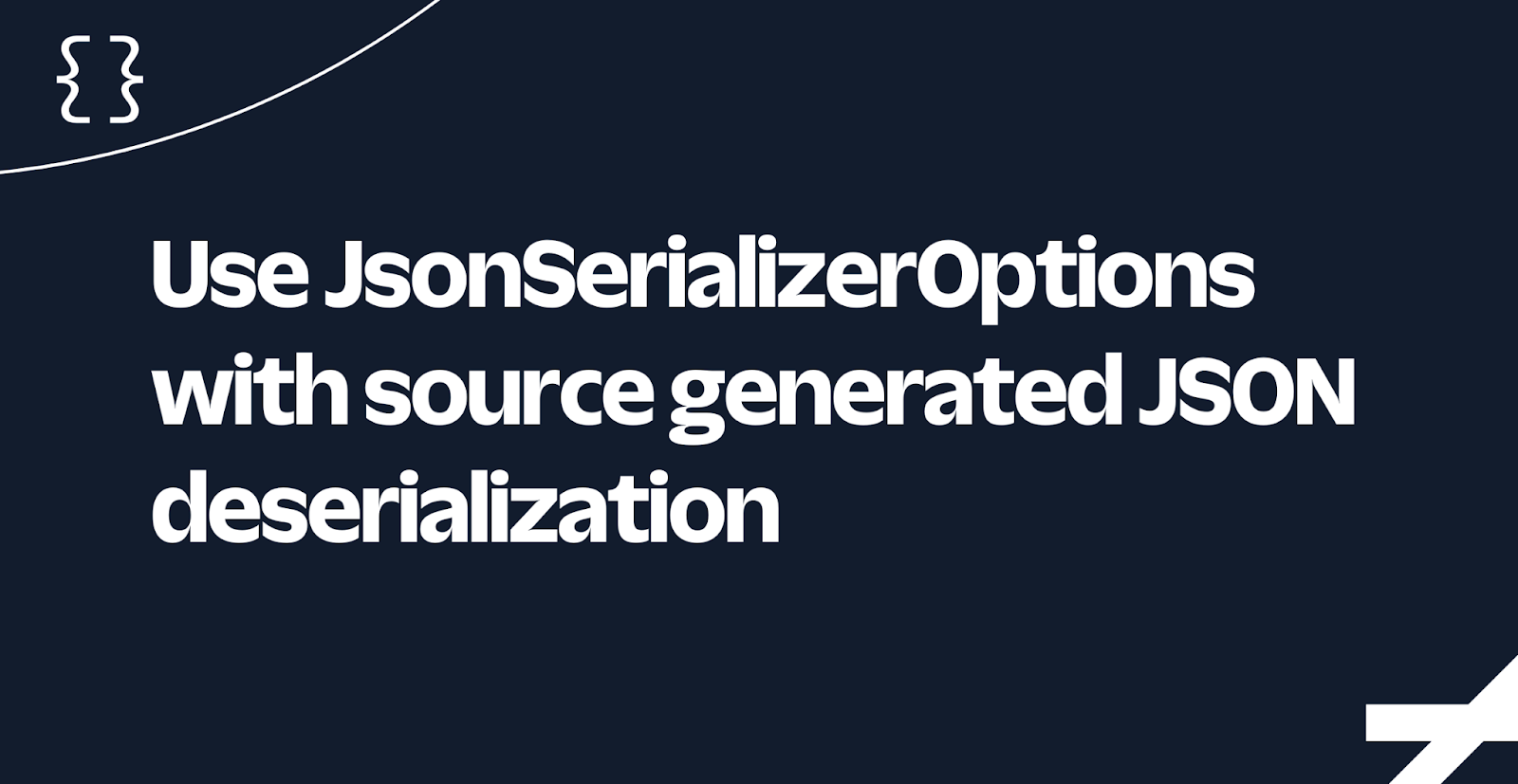 Use JsonSerializerOptions with source generated JSON deserialization