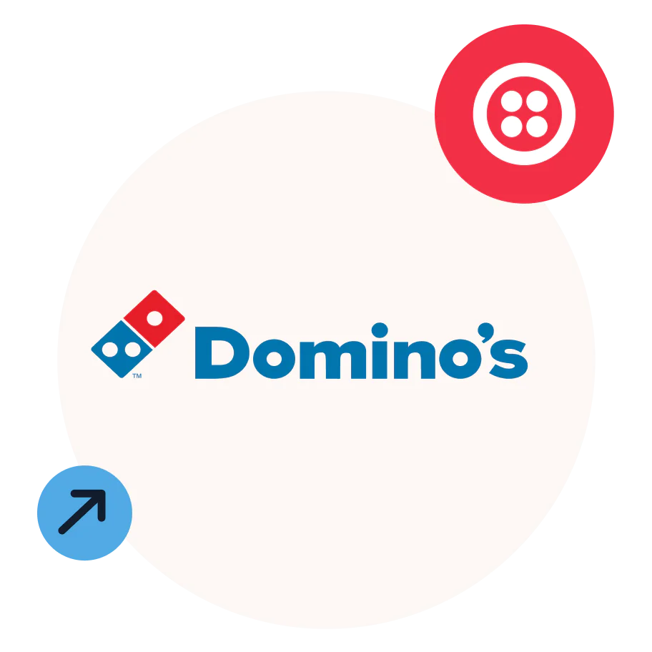 Domino's logo Domino's logo