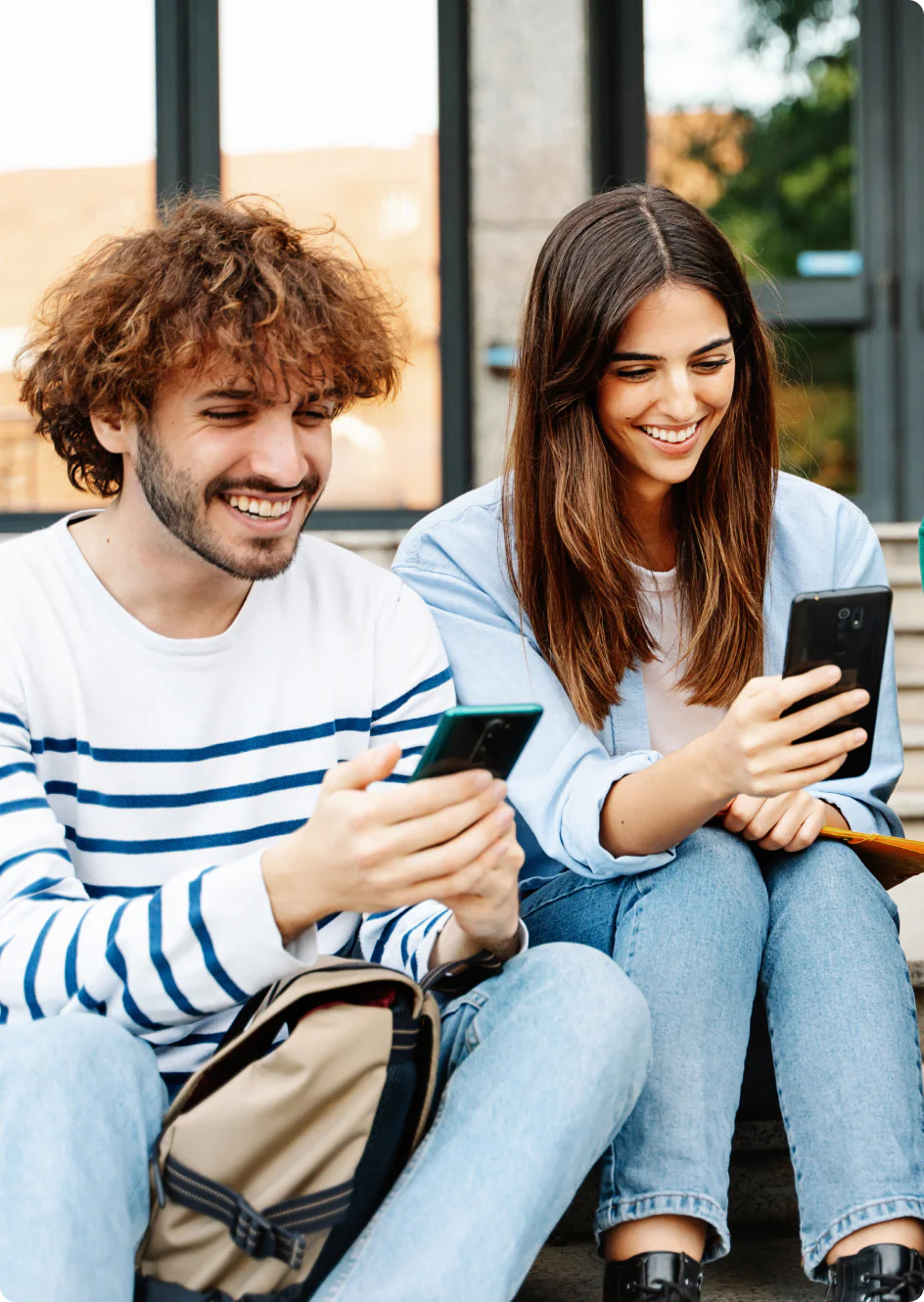 Gen Z customers purchasing products through messaging channels.