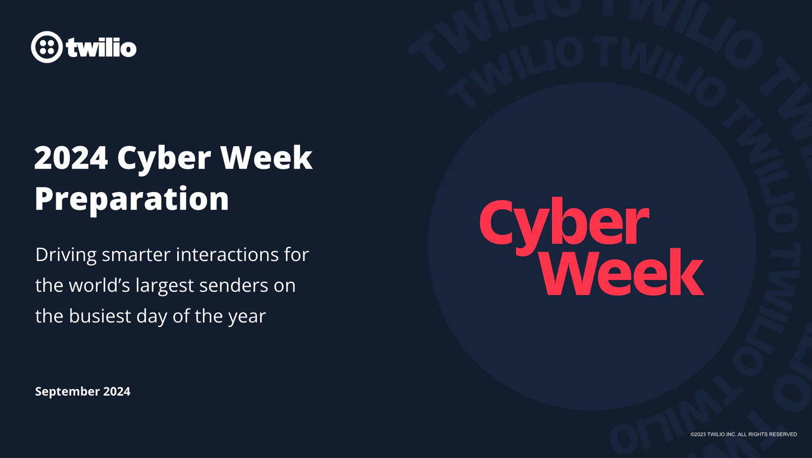 2024 Cyber Week Preparation Webinar 