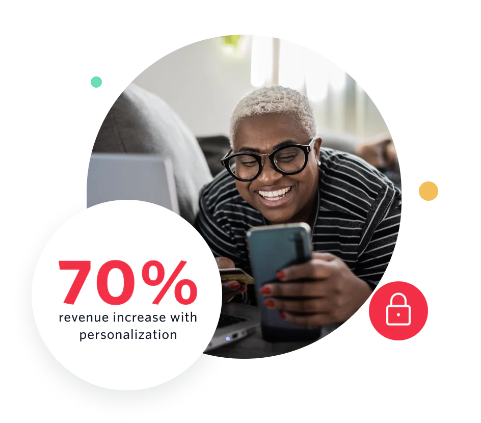 Increasing revenue by 70% with personalization.