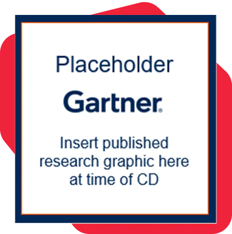 Placeholder image for Gartner research graphic with indications for publication at the time of CD.