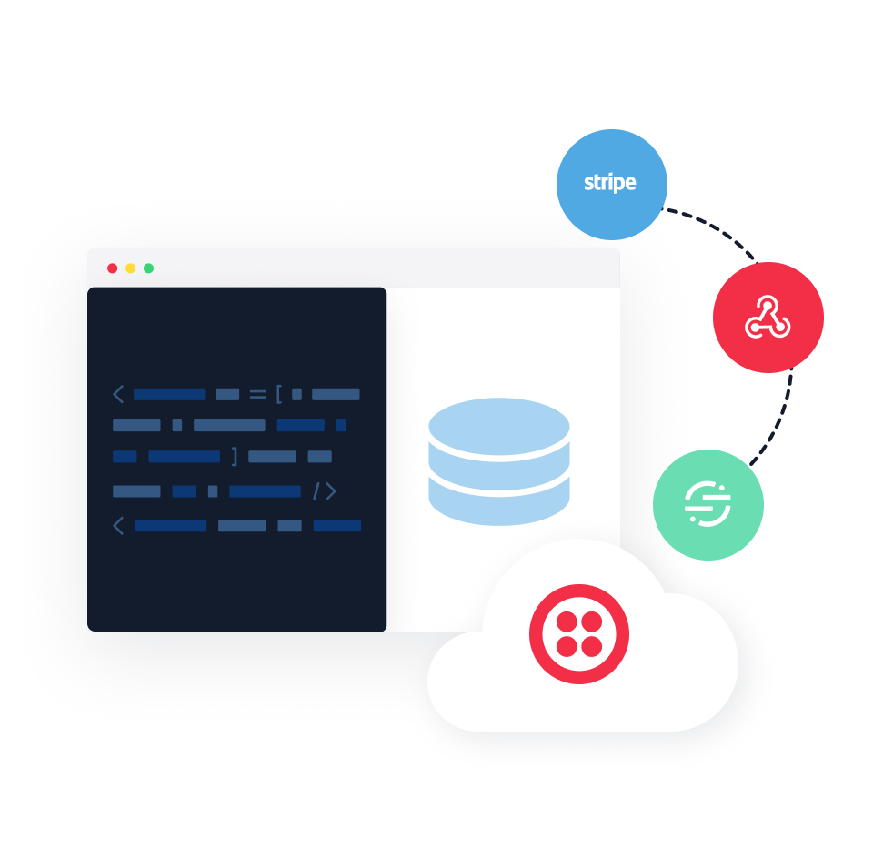 Twilio Functions allows you to Integrate with 3rd-party endpoints Twilio Functions allows you to Integrate with 3rd-party endpoints