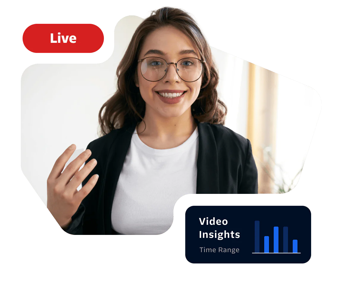 Illustration showing how you can build and iterate custom video experiences with Twilio Video. 