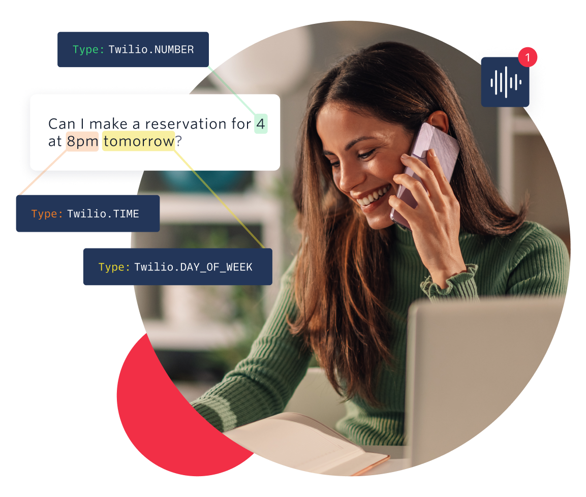 Twilio's Voice API helps you build a scalable voice experience on a global scale