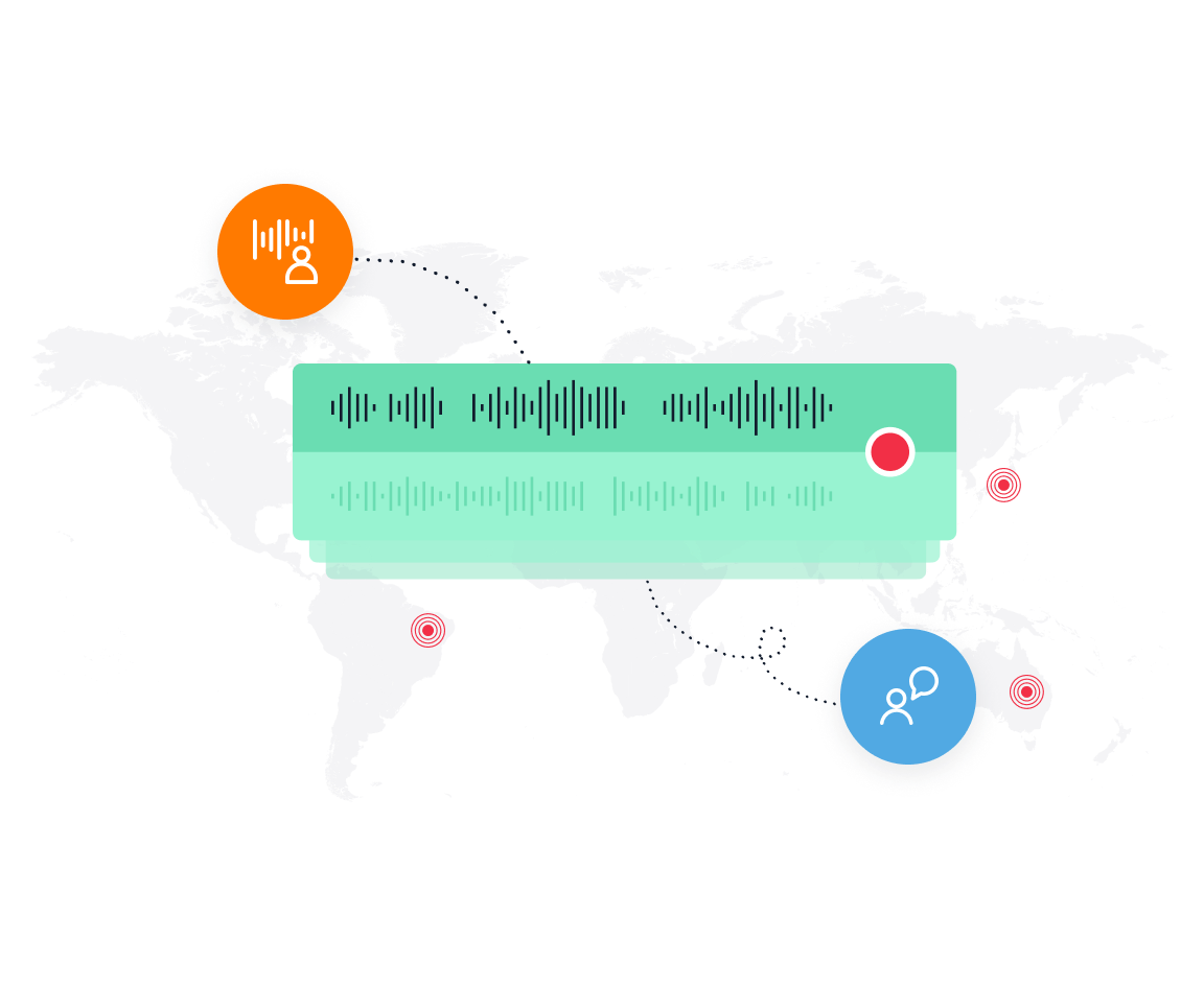 World map illustration
