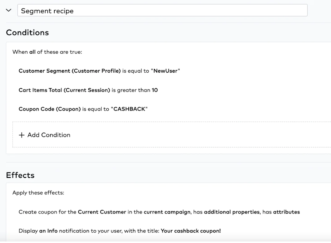 Talon.One Promotion Logic