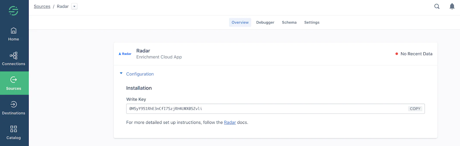 Creating a geofence in Radar.