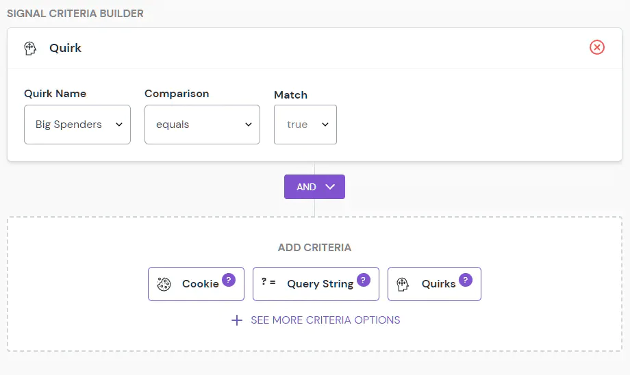Uniform-Criteria-Builder
