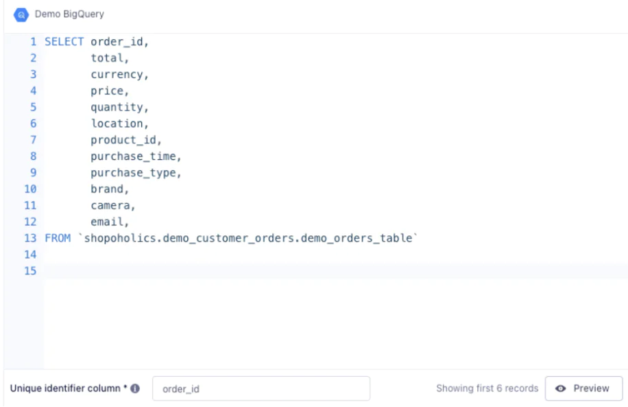 Build a model to grab data from that external table