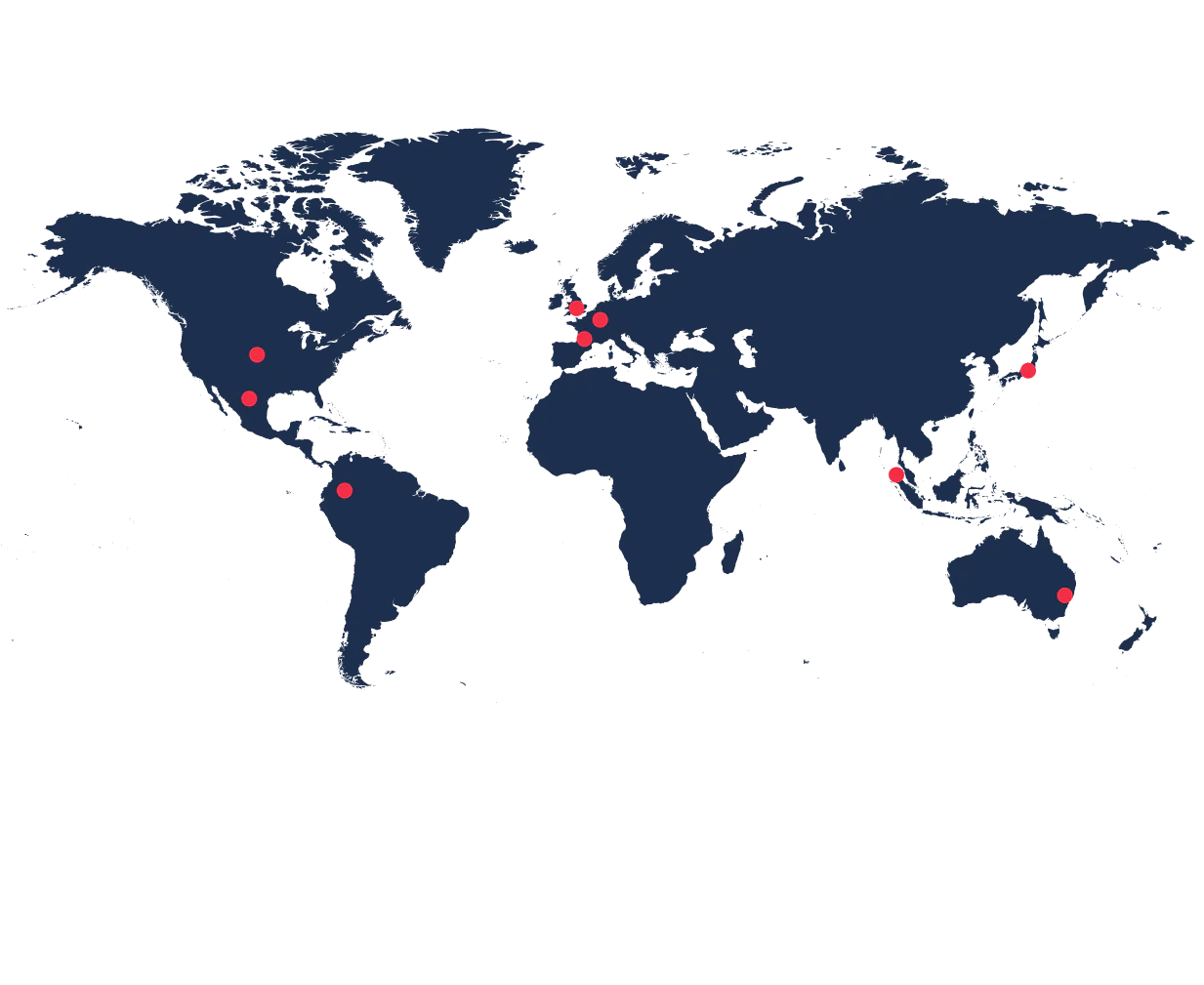 Map of the countries where consumers where surveyed for the 2024 Twilio Consumer Preferences Report