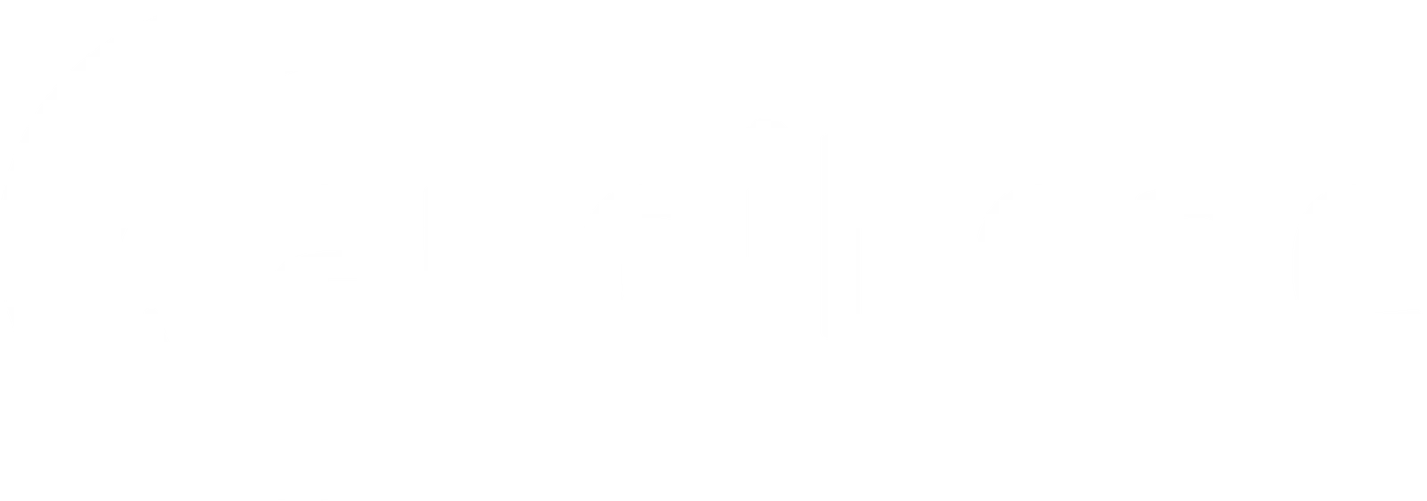 White Audibene logo with stylized wave on a transparent background.