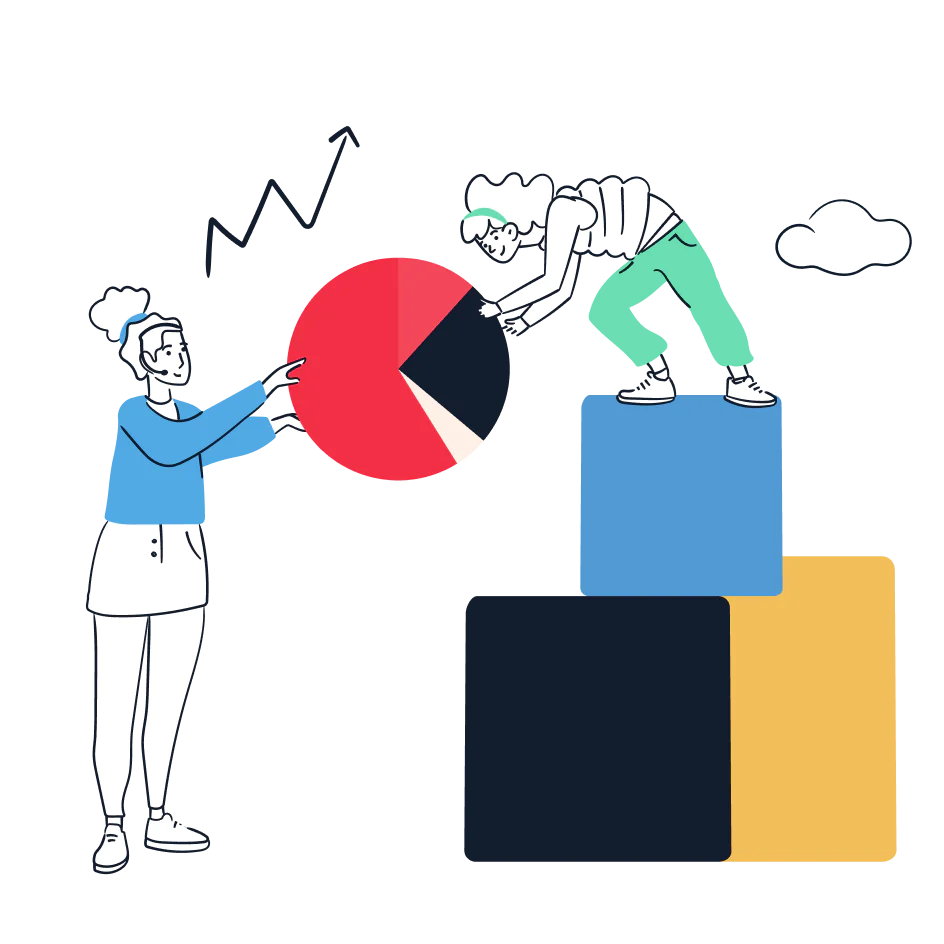 Illustration of collaboration with Twilio experts to review a customer project.
