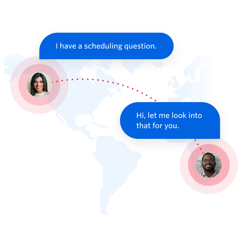 Cloud-based contact center
