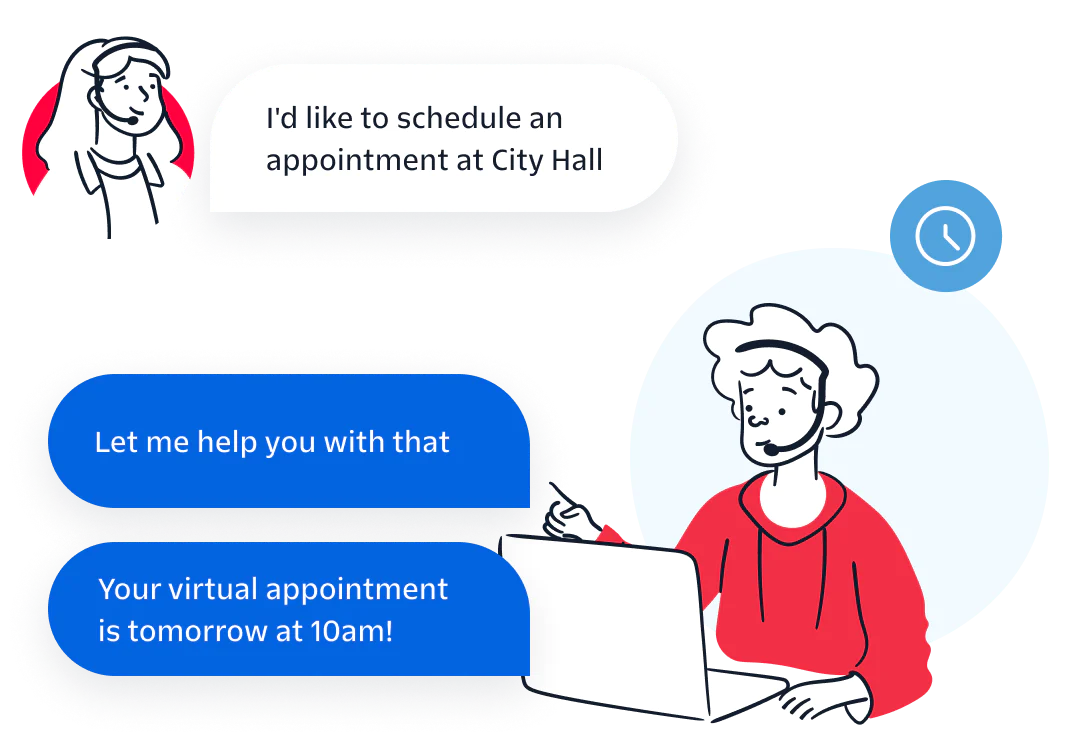 Virtual appointments facilitated at scale