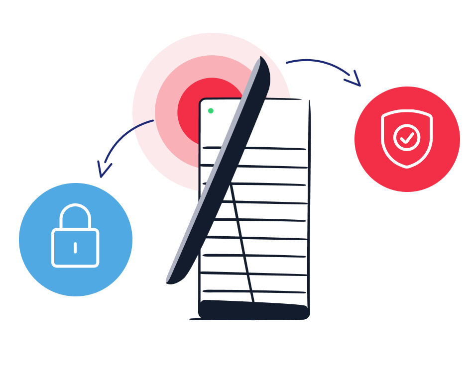 Securing data between customer applications