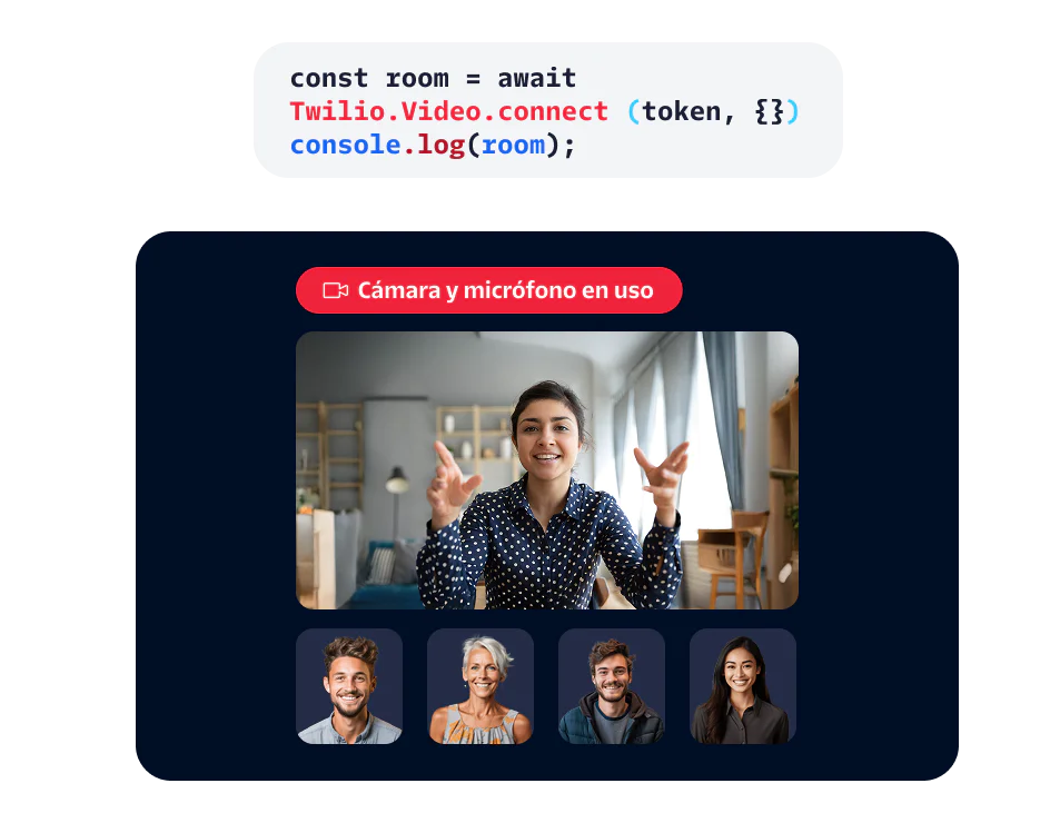 Programming interface for online communication tools Built on top of WebRTC, our platform lets you focus on building one-of-a-kind video applications