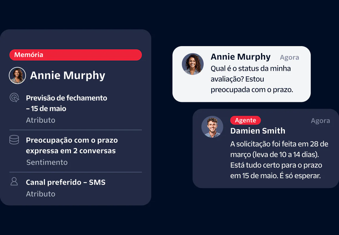 Chat between Annie Murphy and agent about appraisal status and timeline on a messaging platform.