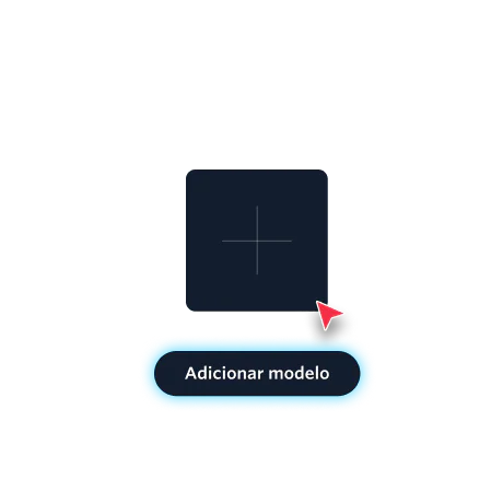 Interface with an Add Template button and a red pointer arrow.