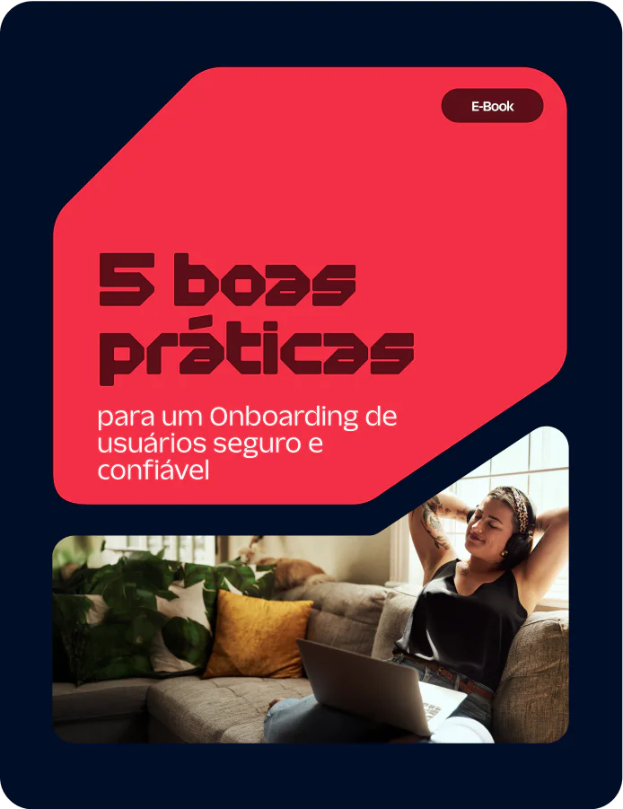 E-Book cover with title 5 Best Practices for Seamless & Secure User Onboarding on a red background