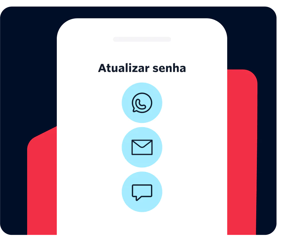 Business connecting to customer through preferred communication channels