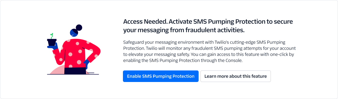 No Access to SMS Pumping Protection Insights.