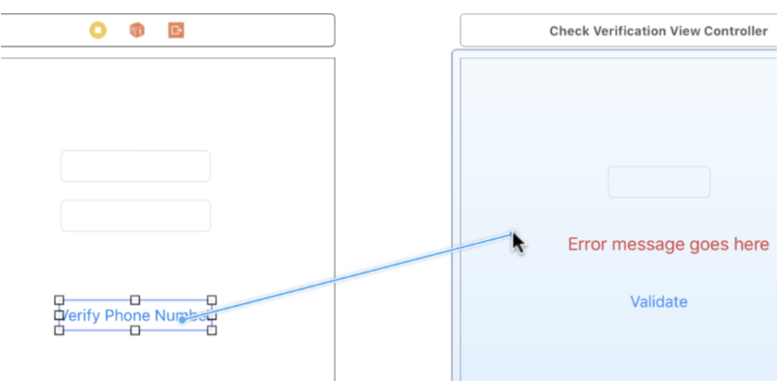 xcode error connection