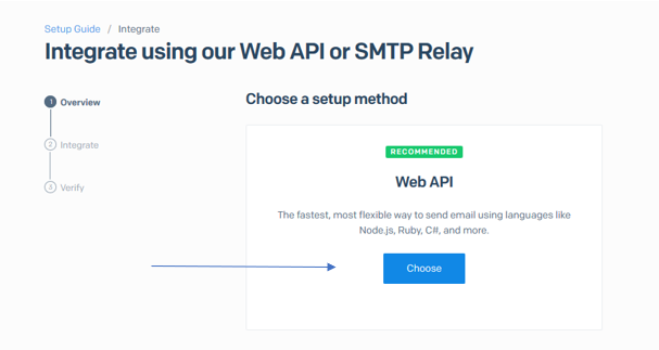 web api setup method